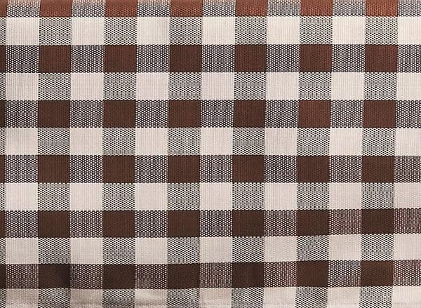 Duk 140 X 180 Cm Svartvit Rutig 100% Bomull