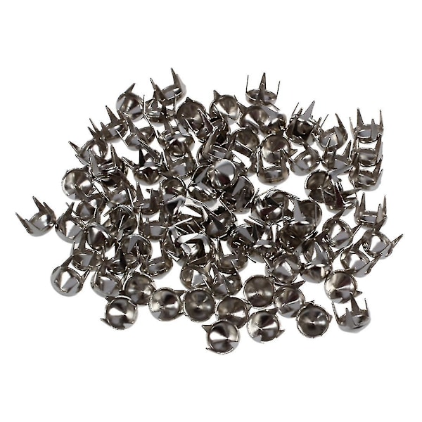 100 Pcs Pyramids Rivets Gothic Punk Rivets Silver -ZHENV