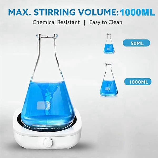 Magnetisk Omrører Mini Lab Omrører Mixer Bærbar Omrørerplade til Laboratorium