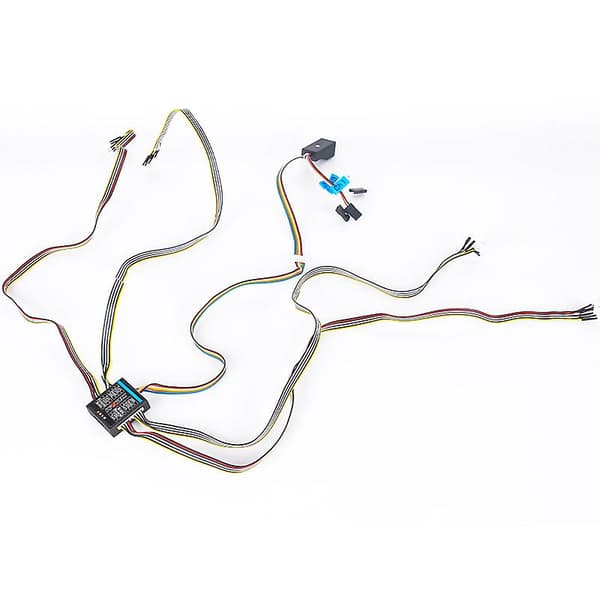 1/8 & 1/10 RC Bil Lysgruppe Lampe Kit Sæt til 14 Lys DIY Forbindelse LED Lysgruppe