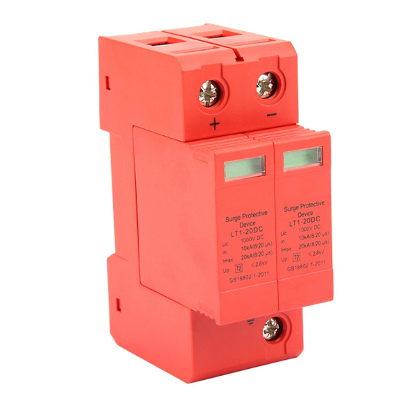 DC1000V 2P 10KA~20KA Husstands Overspændingsbeskytter Lavspændingsafbryder