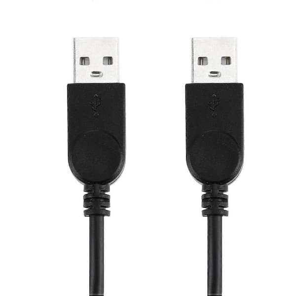 2 i 1 USB 2.0 hann til 2 dobbel USB hannkabel for datamaskin / bærbar PC, lengde: 50 cm