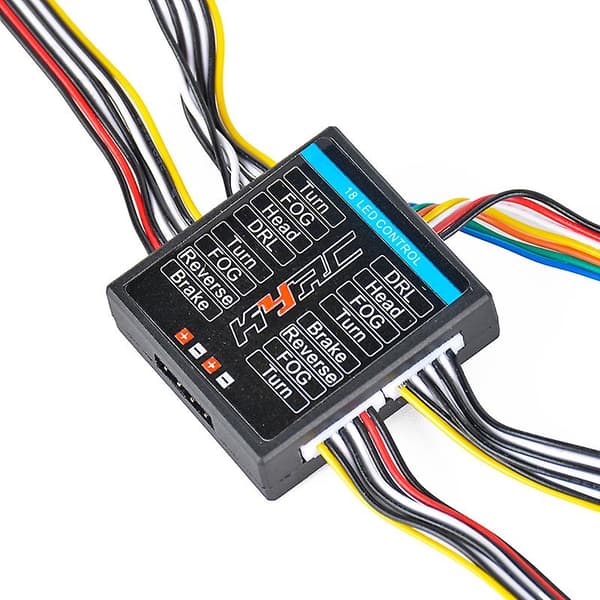 1/8 & 1/10 RC Bil Lysgruppe Lampe Kit Sæt til 14 Lys DIY Forbindelse LED Lysgruppe