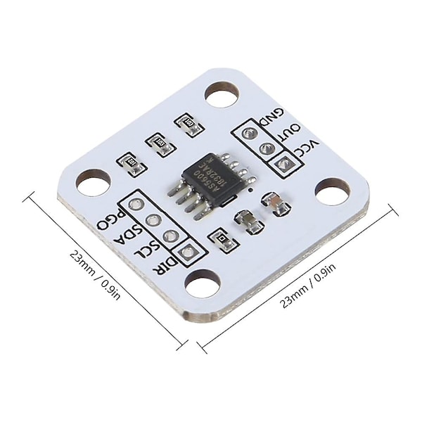 4 stk. AS5600 Magnetisk Encoder Magnetisk Induktion Vinkelmålingssensor Modul 12bit Høj