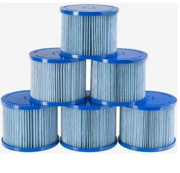 Poolfilter 6X Spa Badtunna Patron Blå