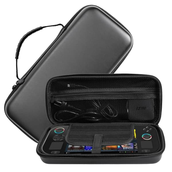 Opbevaringsetui til ASUS ROG Ally X med ekstra rum - Sort