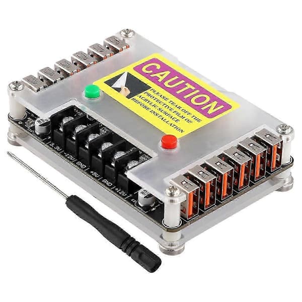 Højkvalitets splinterny ATX strømforsynings breakout board og sæt med 3.3V,