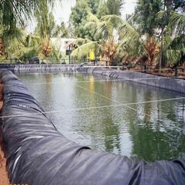 3*3m Sort HD-PE Fiske Dam Liner Korrosion/UV-Resistent