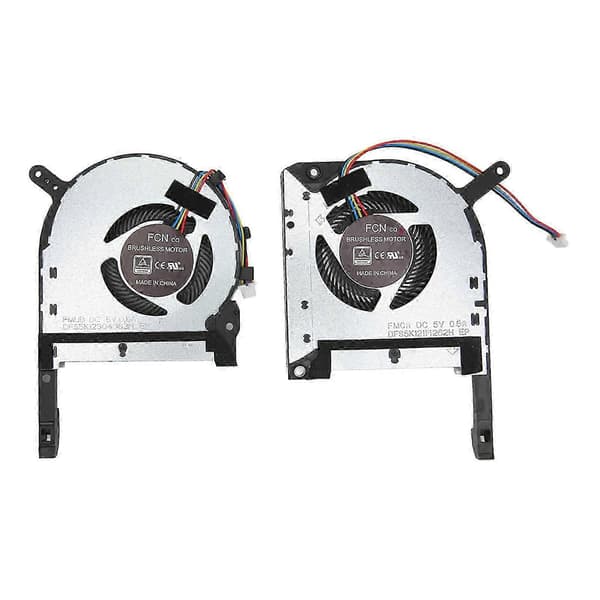 CPU GPU Køleventilator 4-benet God Varmeafledning Bærbar Køleventilator til Asus TUF Gaming FX505DU til FX505DY til FX505DD CPU GPU Ventilator Edition