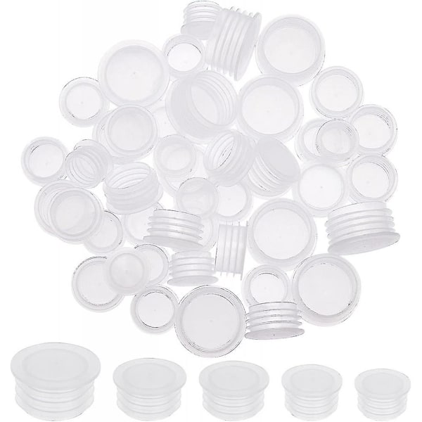 50 st Salt och peppar skakarproppar Plastersättningspluggar JJJ