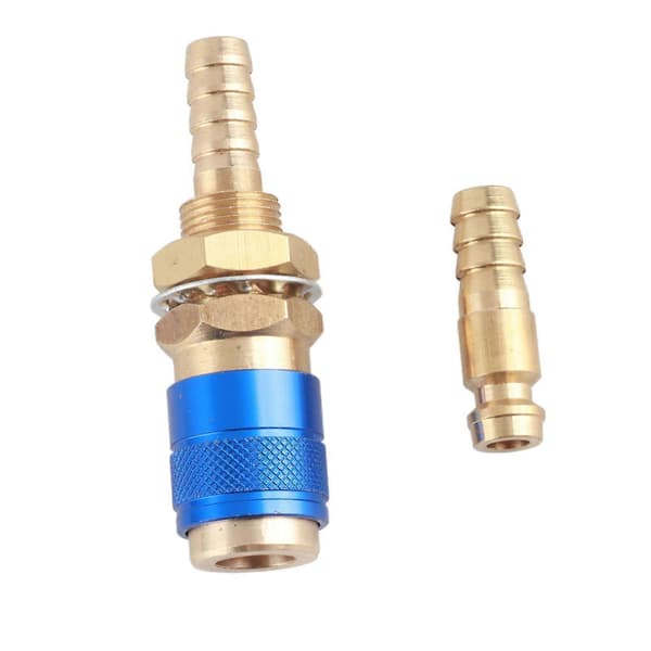 Högkvalitativ 8mm TIG-brännarslangadapter snabbkopplingsset för MIG T...