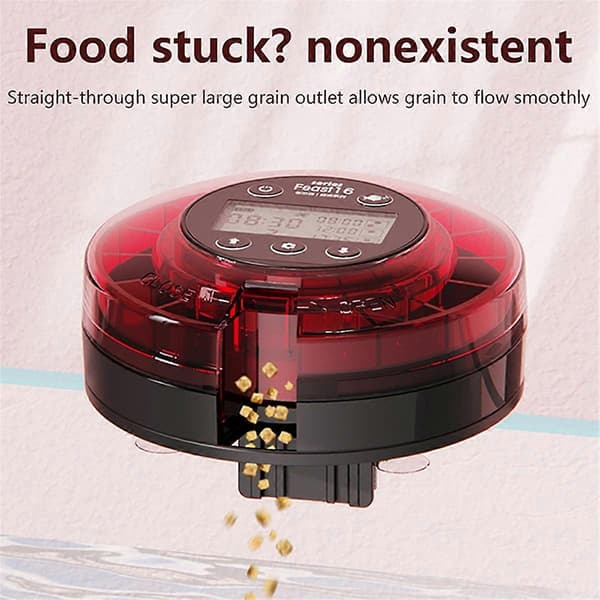 Akvarium Automatisk Fiskefoder Automatisk Foderdispenser med Timer Genopladelig Timer Foderautomat med US