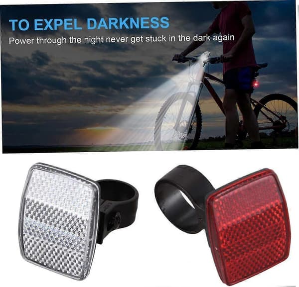 Cykelreflekser, 2 stk. 30 mm cykelrefleks, sikkerhedsadvarselscykel