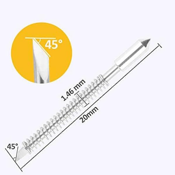 50 stk. 45 graders blad vinylkutter plotter skjæring for CB09 CB09U Graphtec med bladholder