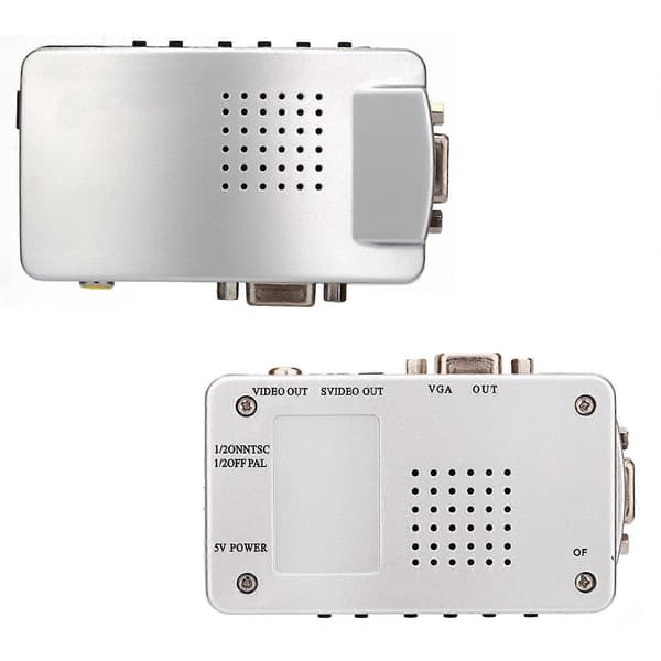 Universal PC Converter Box til Computer Laptop PC VGA til TV AV RCA Signal Adapter