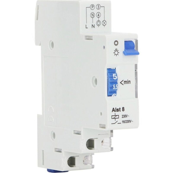 Mekanisk timer 1 til 7 minutter. tidsstyringskontakt. 230V AC timing controller til lysvarme