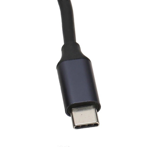 USB C till Ethernet-adapter RJ45 Gigabit Ethernet-port 4 i 1 USB C-hub med förvaringshål för bärbara datorer