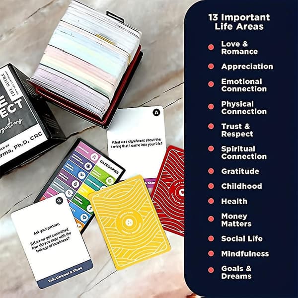 Koppla Reconnect-spel för gifta par - 200 samtalskort - hett!