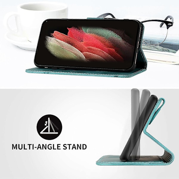 Fodral för Huawei P30 Lite - Magnetiskt Flip Wallet-fodral i Läder Kompatibelt med Huawei P30 Lite