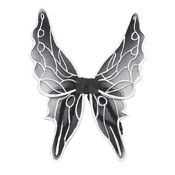 Svart kostymdekor Fjärilar Ving Fjärilar Fairy Wing Blomma Fairy Wings Fairy Wing kostymer