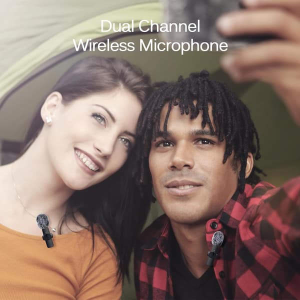 Mini-langallinen mikrofoni, Androidille, videokäyttöön, Mini-langallinen mikrofoni Androidille ja iOS:lle, 360° monisuuntainen