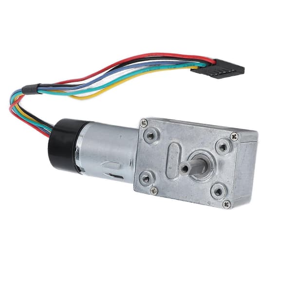 Högkvalitativ JGY-370 encoder reduktionsmotor snäckväxel lågvarvig motor dubbel