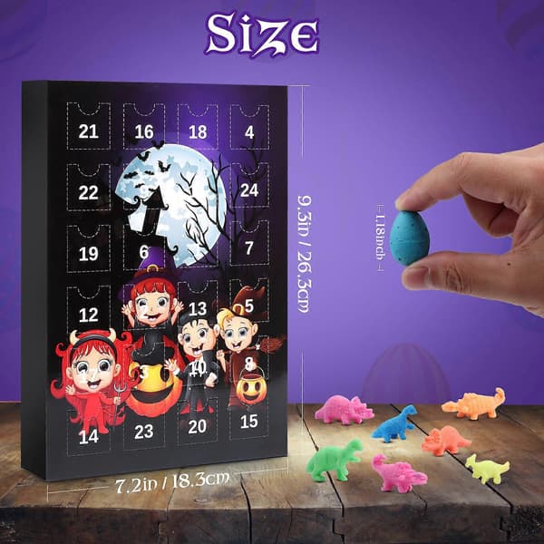 2025 Halloween Adventskalender, 24 Dinosaurieägg