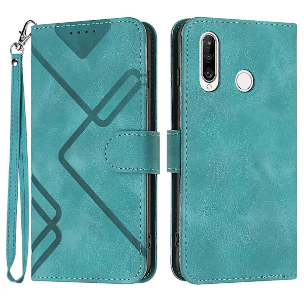 Fodral för Huawei P30 Lite - Magnetiskt Flip Wallet-fodral i Läder Kompatibelt med Huawei P30 Lite
