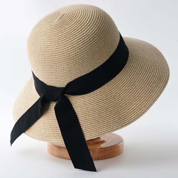 Dam solhatt UPF 50+ Strandhatt Bred Brätte Halmhatt Khaki