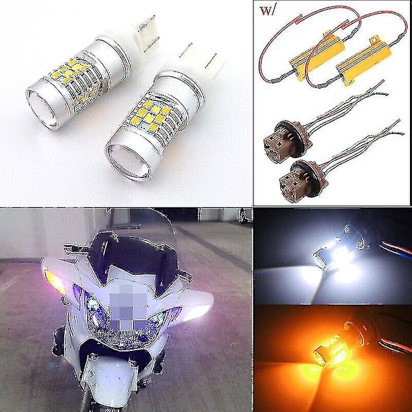 Switchback LED för 2002-2014 Honda ST1300 Blinkers med Dagslyse
