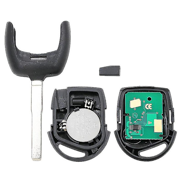 3-knapps fjernkontrollbilnøkkel 433Mhz for Ford Focus Fiesta Fusion C-Max for Mondeo Galaxy C-Max S-Max med 4D63 Chip HU101 Yalo
