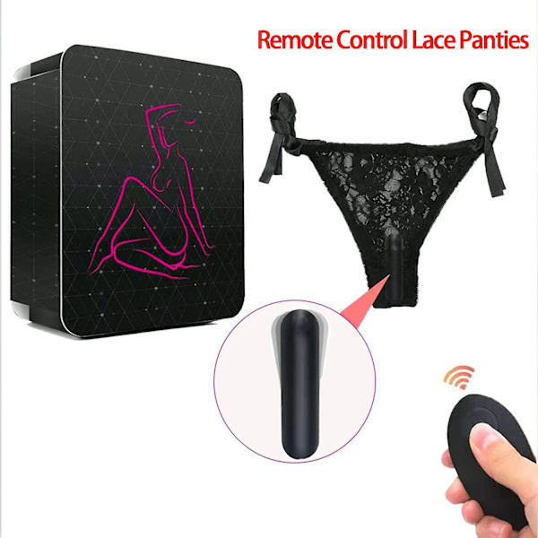 Vibrerende Panty med Trådløs Controller - Bærbar og Kraftfuld, Lille og Sød, Automatisk Forbindelse og Nem at Bruge