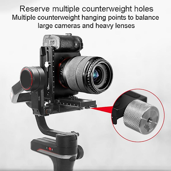 Slr Kamera Vertikal Hurtigutløserplate Generell For Zhiyun Weebill S Crane2/3 Stabilisator Stativ Gim