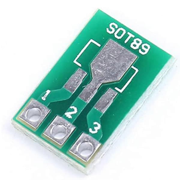 20 kpl SOT89 SOT223 - DIP PCB -piirilevysovitin, kaksoispuolinen 1,5 mm 2,3 mm - 2,54 m