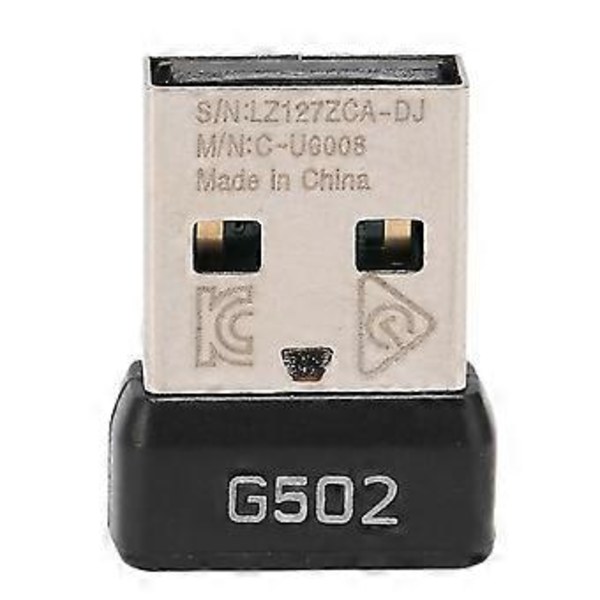 2.4GHz Trådløs Adapter USB-Mottaker for Logitech G502 LIGHTSPEED Mus