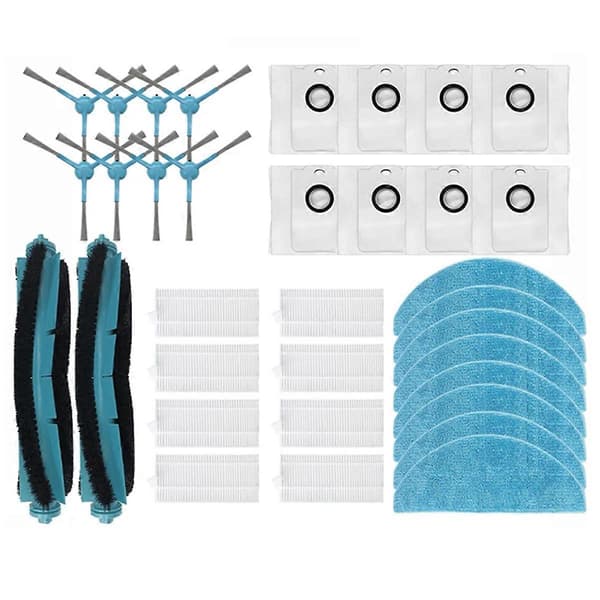 Til Cecotec Conga 7490 Immortal / 8290 Immortal / Kabum Smart 900 Støvsuger Børste Moppe Filter Pa