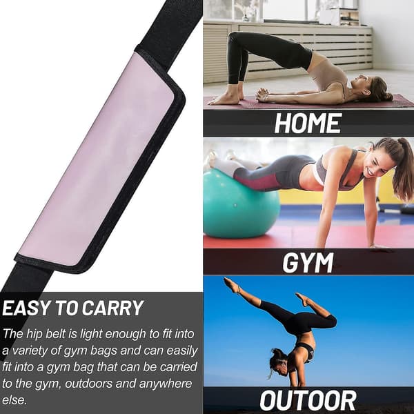 Hip Thrust Bælte til Dumbbells Kettlebells Booty Bælte til Hip Thrust Hip Bælte Pude til Squats Glute Bridges