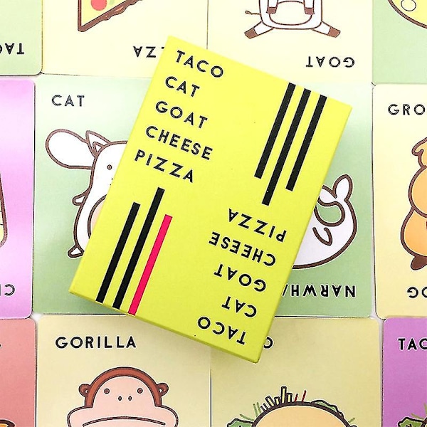 Ny Taco Cat Get Ost Pizza Kort Spel Familj Fest Kul Spel Present Leksaksspel Shytmv