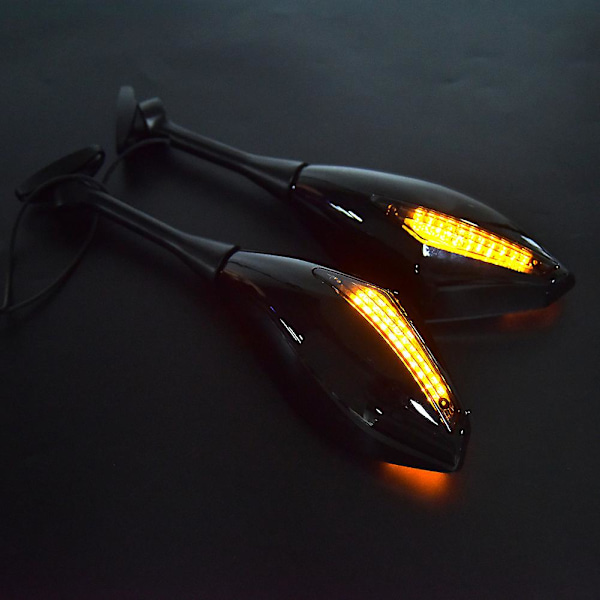 Motorsykkel LED Blinklys Speil for Honda CBR600RR CBR1000RR CBR250R CBR500R CBR300R 2 stk