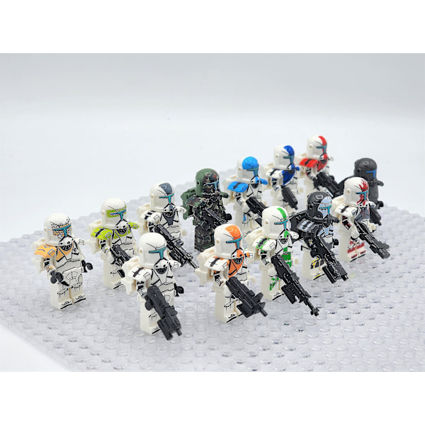 Star Wars Clone Commandos Delta Squad Assortment 13 Byggklossleksaker