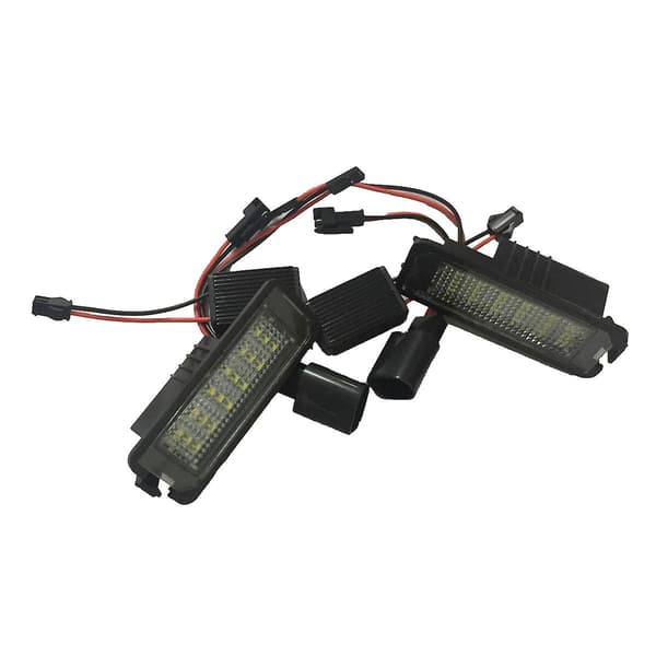 2x 24 LED-nummerplåtsbelysning för B6 B7 Golf MK5 MK6