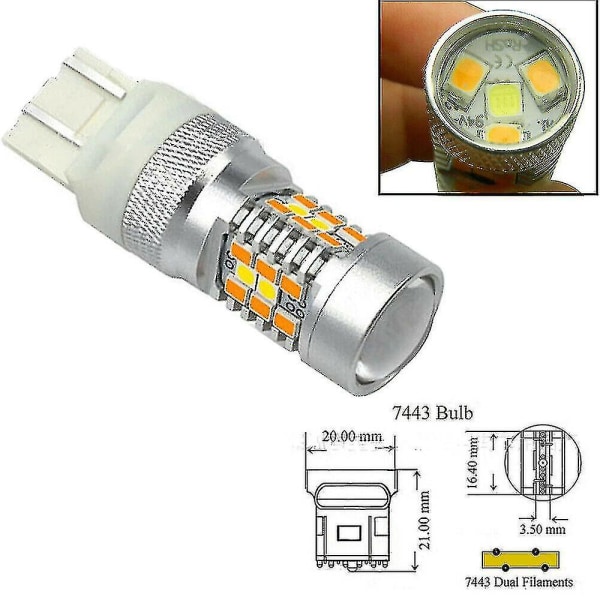 Switchback LED för 2002-2014 Honda ST1300 Blinkers med Dagslyse