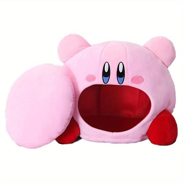 Kirby Spillperiferi Inhalerbart Nap Hodebånd Pute Rosa Hatt Plysj Leke Guanguan