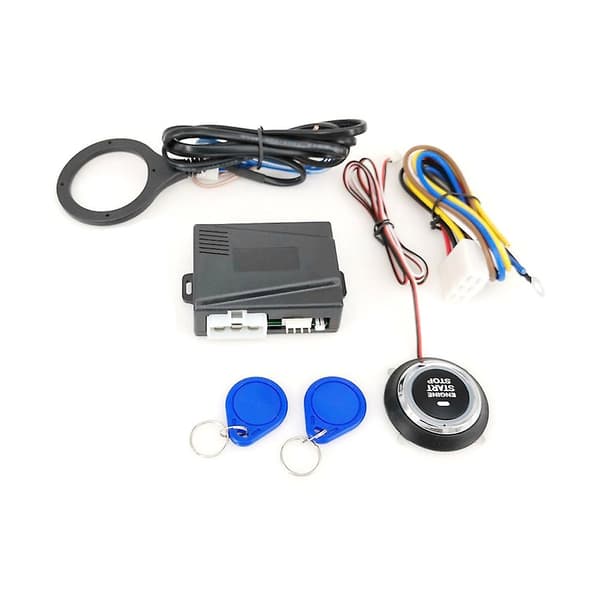 12V Bilmotor Startknapp Nøkkelfri Motorstart Stoppsystem Trykknapp Start
