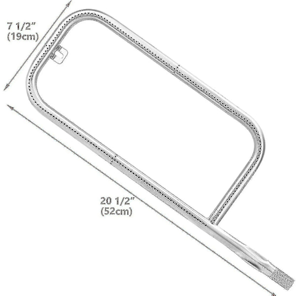 Utskiftingsbrennerrør for Weber Q200 Q220 Q2000 Q2200 gassgrill - 41862