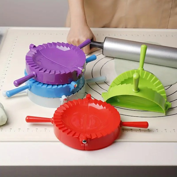 1:a Dumpling Maker, Empanada Mold Maker, Dumpling Formar för Dumplings, Köksprylar Blå A