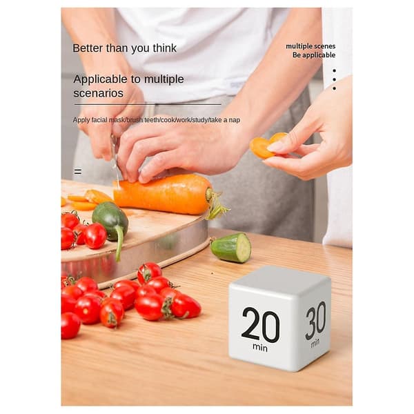 Smart Time Study Time Cooking Countdown Reminder Mini Køkken Alarmur Selvdisciplin Tid Mana