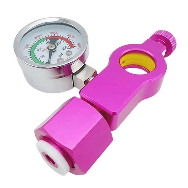 Co2 Sylinder Refill Fyllestasjon Adapter for (Terra DUO Art) Rosa Hurtigkobling Co2 Sylinder W21.8