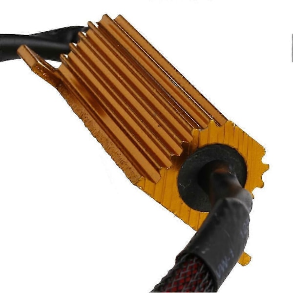 50W H8 H11 LED Dimljus Lastmotstånd Flicker Decoders Canceler Bypass Kabelhärva