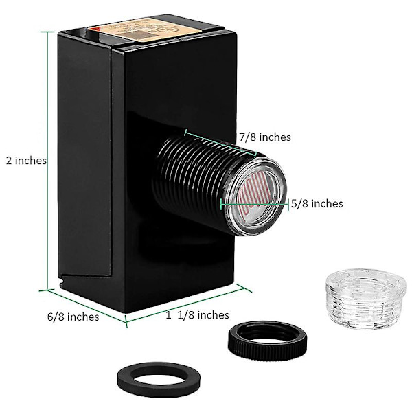 Fotoelektrisk Switch Automatisk Skumring til Fotoelektrisk Sensor, Velegnet til de fleste Hardwirede Udendørs L